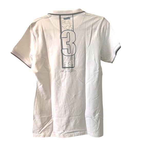 La Martina Tops - La Martina “Besos Aires” Polo White Medium. Size 5. New